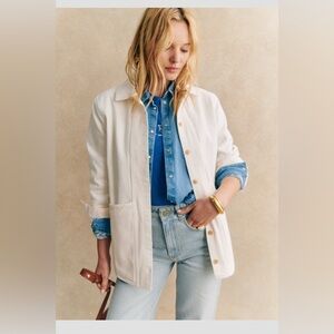 Sezane Will Jacket Ecru - Size XS - NWOT